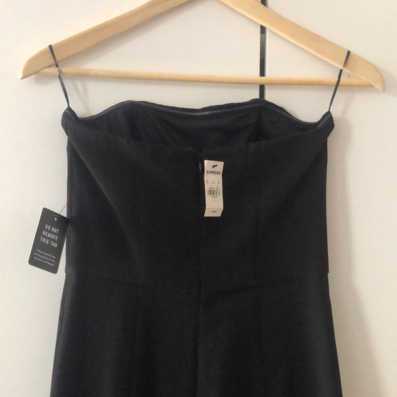 Express Black Strapless Jumpsuit - Picture 2 of 2